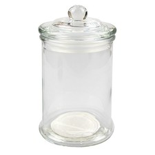 Glass Sweet Jars with Lid Candy Container Buffet Party Wedding Vintage Decorativ