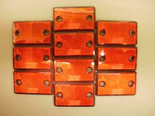 10 x Red ***SQUARE***