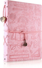 Pink Scrapbook Leather Photo