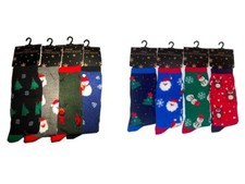 Christmas Socks Mens Festive