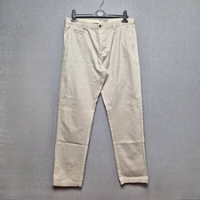Jodhpur Week-end Chinos Mens Size 34 Cream Straight Leg W 34 L 33 Smart Casual 