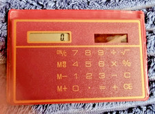 Small Pocket Calculator Solar Powered Calculator 8 Digit and case