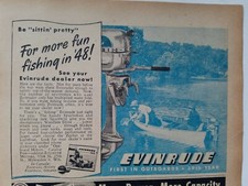 1948 Evinrude boat motor four