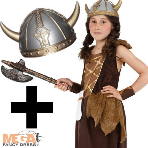 Viking helmet girl s fancy - +, girl's