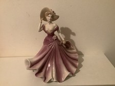 COALPORT LADIES OF FASHION HELENA FIGURINE JACK GLYNN 2003 EX CONDITION 9”TALL