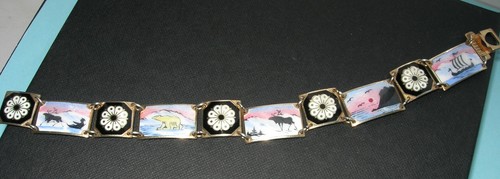 Norwegian silver enamel - -, silver/enamel