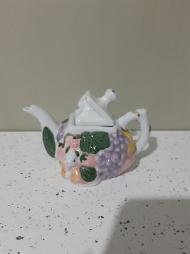 Miniature ceramic teapot - miniature,