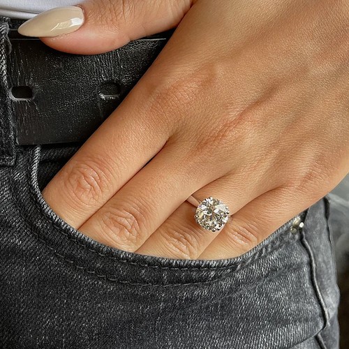 Carat round lab grown - carat,