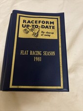 Raceform Up To Date Flat Racing Season 1981