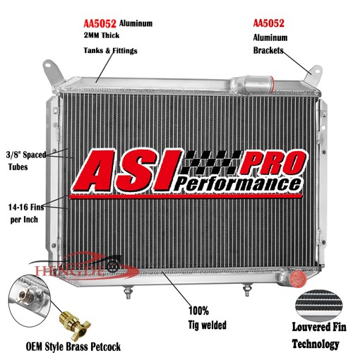 3row aluminum radiator fit - radiator,