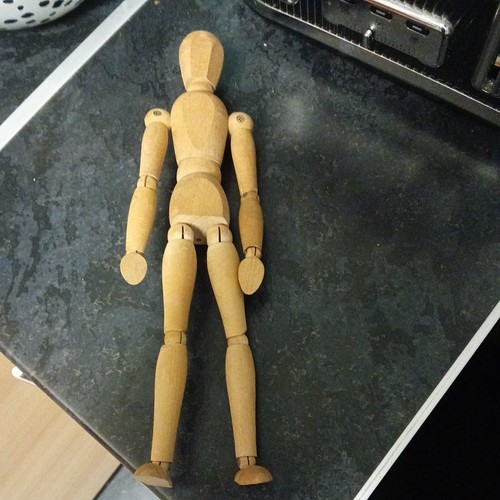 Wooden artist mannequin - wooden,