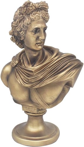 Apollo bust statue sculpture - statue,