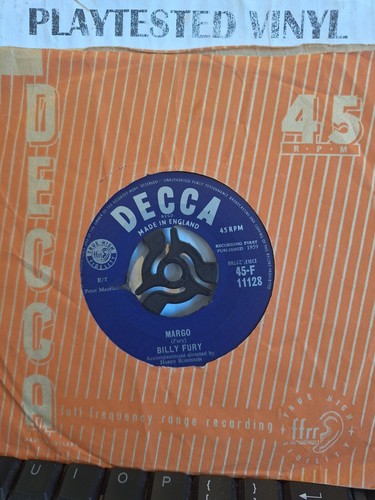 Billy fury margo - fury, dont