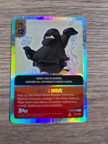 Rare club penguin card - penguin, jitsu