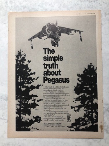 1969 aircraft advert - 1969, rolls