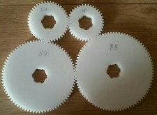 Order to make gears for Harrison M-250. 88T, 80T, 44T, 40T.