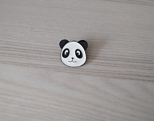 Panda enamel pin - , badge