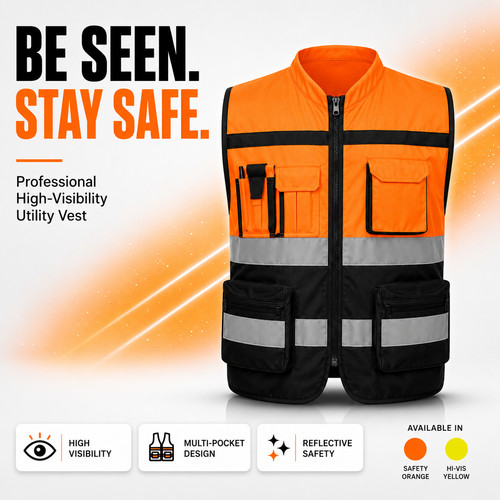 Viz vest high vis safety - high,