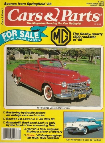 Cars parts 1986 - cars, &