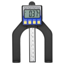 0-80mm Digital Height Aperture Depth Gauge Ruler With Magnetic Feet