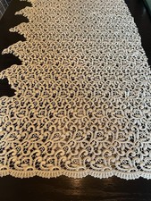 Vintage Guipure Lace Fabric Piece 100 Cm Wide