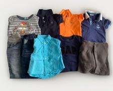 Bundle Of Clothes Size 6-12m Boy Shirt- T-shirt- Pants- Sweater-polo Shirt