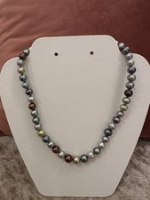 Stunning Honora Pearl Multicolour Circled Pearl Necklace With 925 Silver Clasp