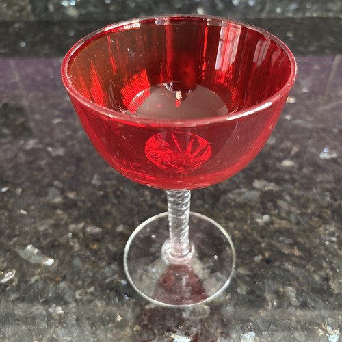 Vintage saturn red crystal - vintage,