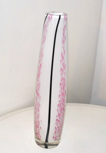 Vintage art glass vase - glass, &