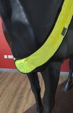 Bright Yellow VBandz Reflective High Viz Horse Bib Size Large L CAL 2920