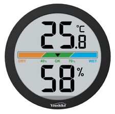 Digital Thermo-Hygrometer, Indoor Weather Thermometer Hygrometer Gauge, Monitor