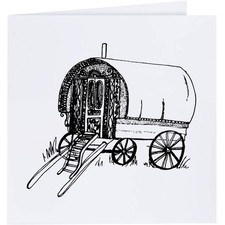 'Romany Caravan' Greeting