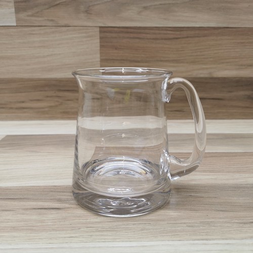 Vintage crystal glass tankard - vintage,