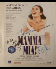 abba signed magazine page