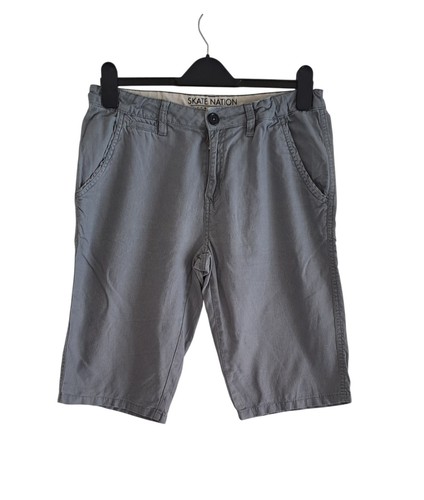 Linen blend shorts long - linen,
