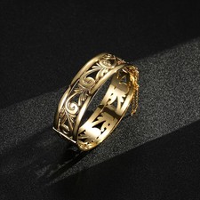 Filigree Bangle Bracelet 18ct