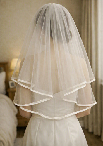 Elegant ivory two tier - elegant, two‑tier