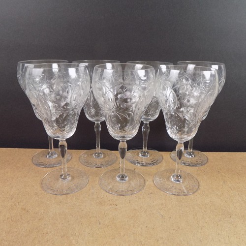 Antique libbey abp floral - antique,
