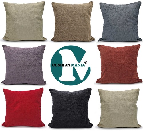 Heavy chenille cushions large - chenille,