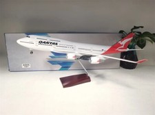 Qantas Boeing 747 Aircraft Model High Quality Gift LED Option 47cm 