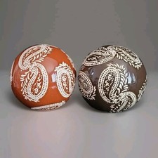 Decorative Porcelain Orbs 4”