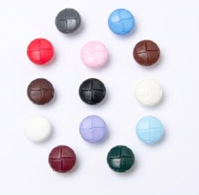 Football, Leather Look Shank Buttons 12 Colours 15mm, 18mm Baby Knits Clothes