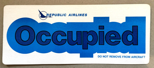 Republic airlines seat - -,