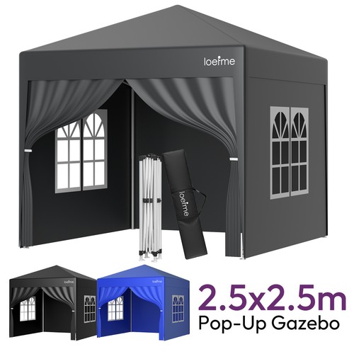 New 5x2 gazebo pop - 2.5x2.5m,