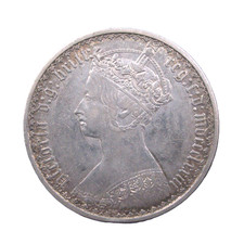 1873 Victoria Gothic Florin