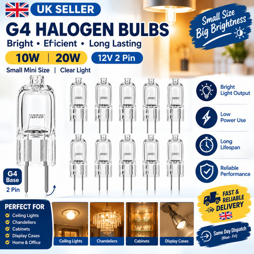 10pcs halogen light - g4,