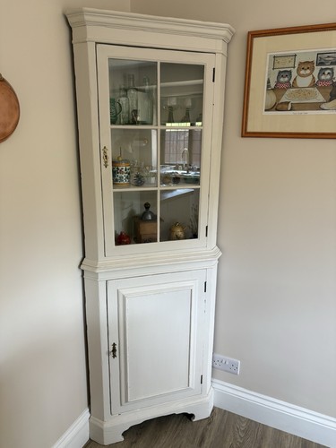 Vintage oak half glazed - , corner