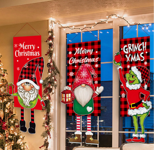 Christmas decor grinch hanging - decor,
