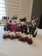 Lot of 4 Stuff Soft Reindeers
