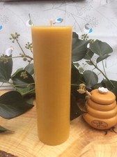 Large Beeswax Pillar Candle -
